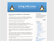 Tablet Screenshot of linux.seindal.dk